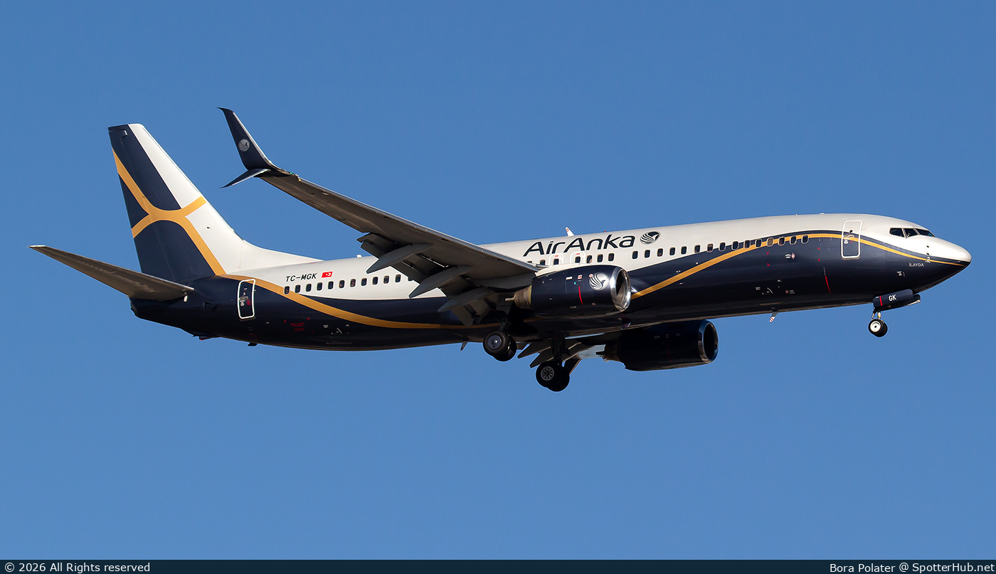 Photo of TC-MGK - Boeing 737-85F operated by Air Anka (opb Mavi Gök Airlines)