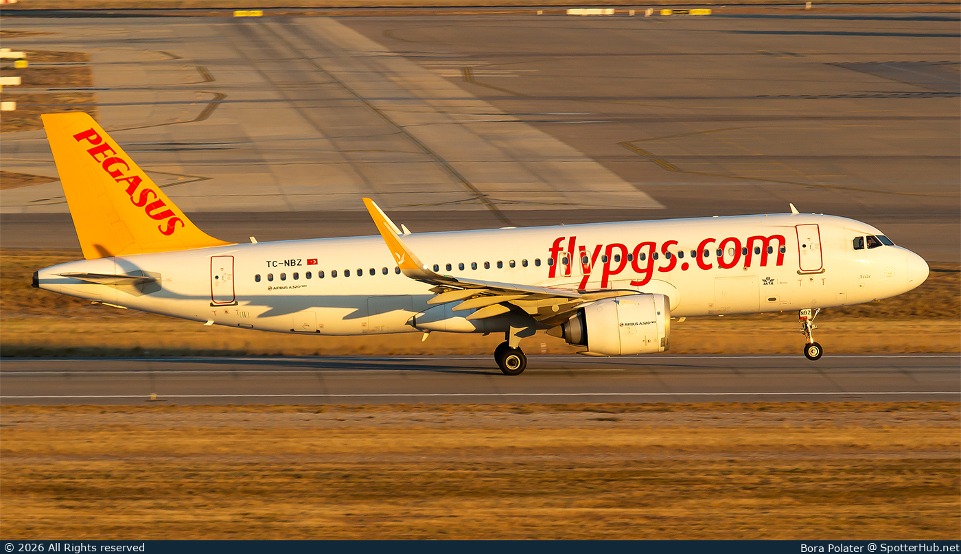 Photo of TC-NBZ - Airbus A320-251N operated by Pegasus Airlines