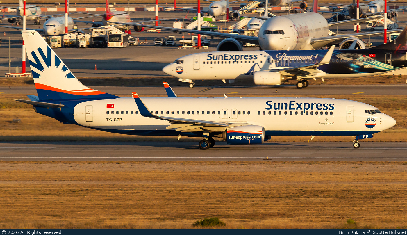 Photo of TC-SPP - Boeing 737-8MA operated by SunExpress