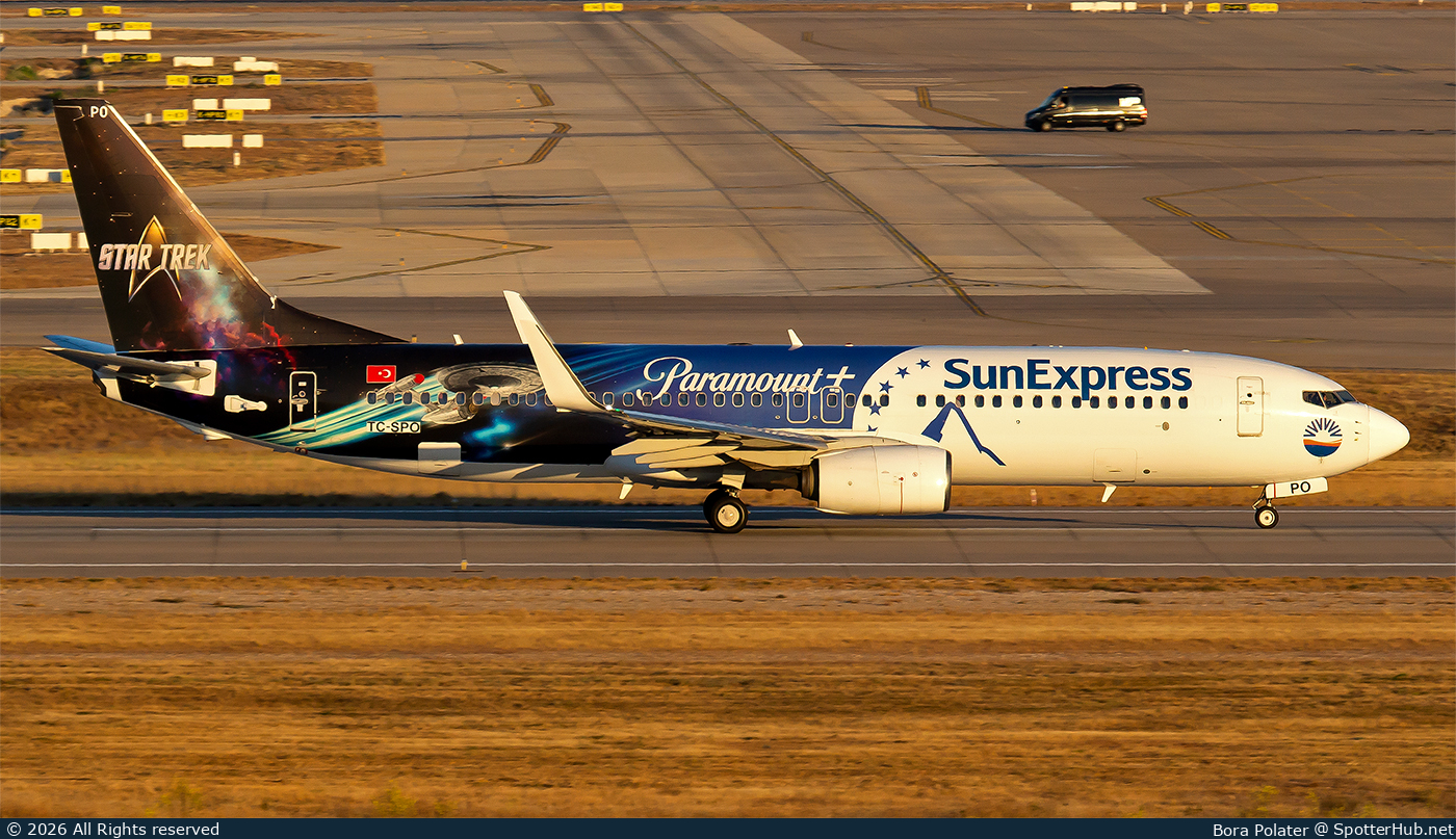 Photo of TC-SPO - Boeing 737-8MA operated by SunExpress