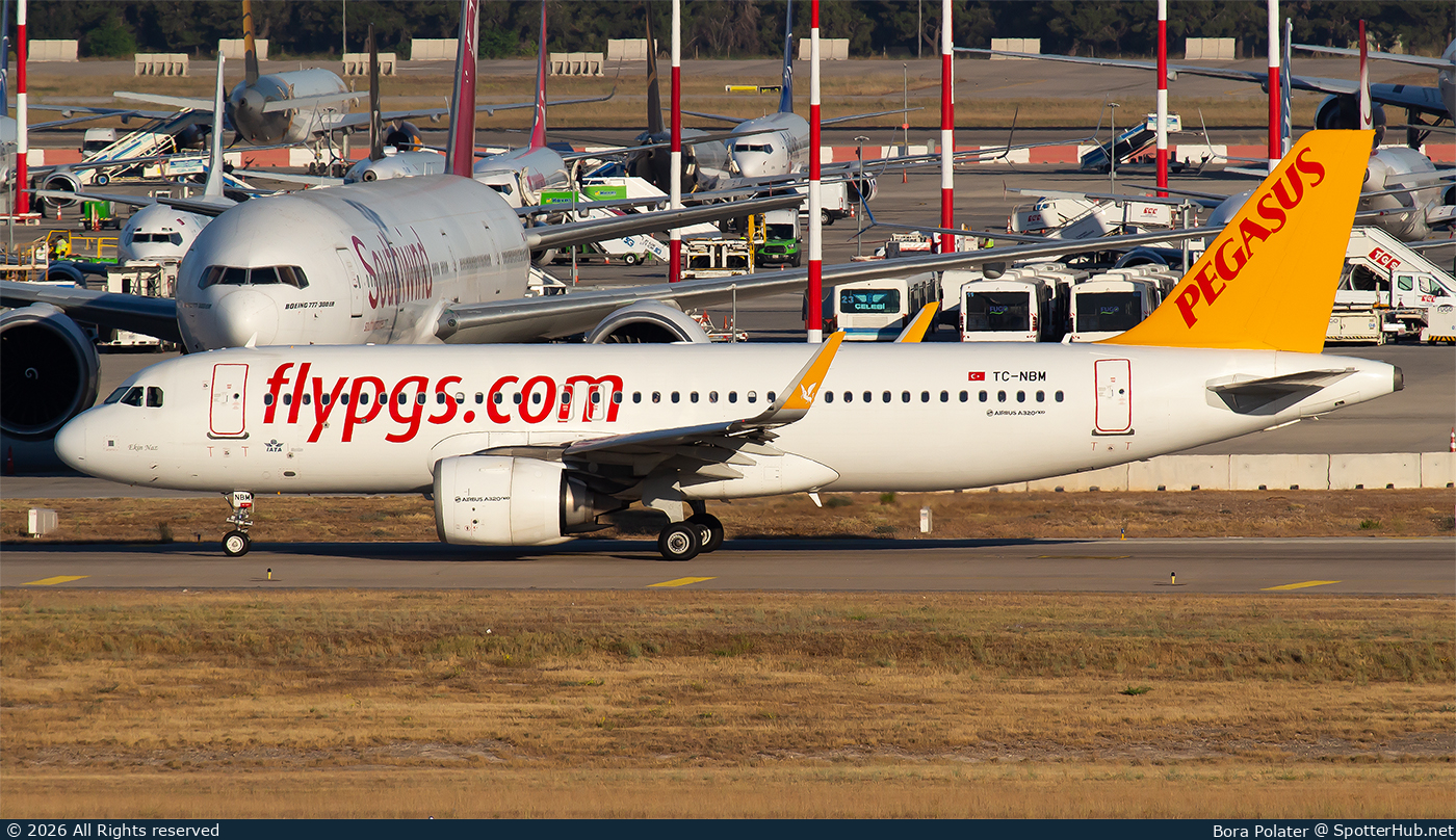 Photo of TC-NBM - Airbus A320-251N operated by Pegasus Airlines