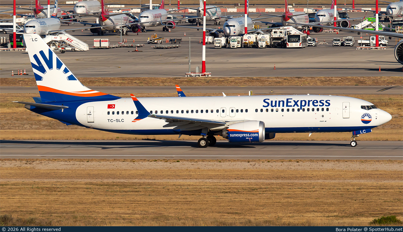 Photo of TC-SLC - Boeing 737 MAX 8 operated by SunExpress