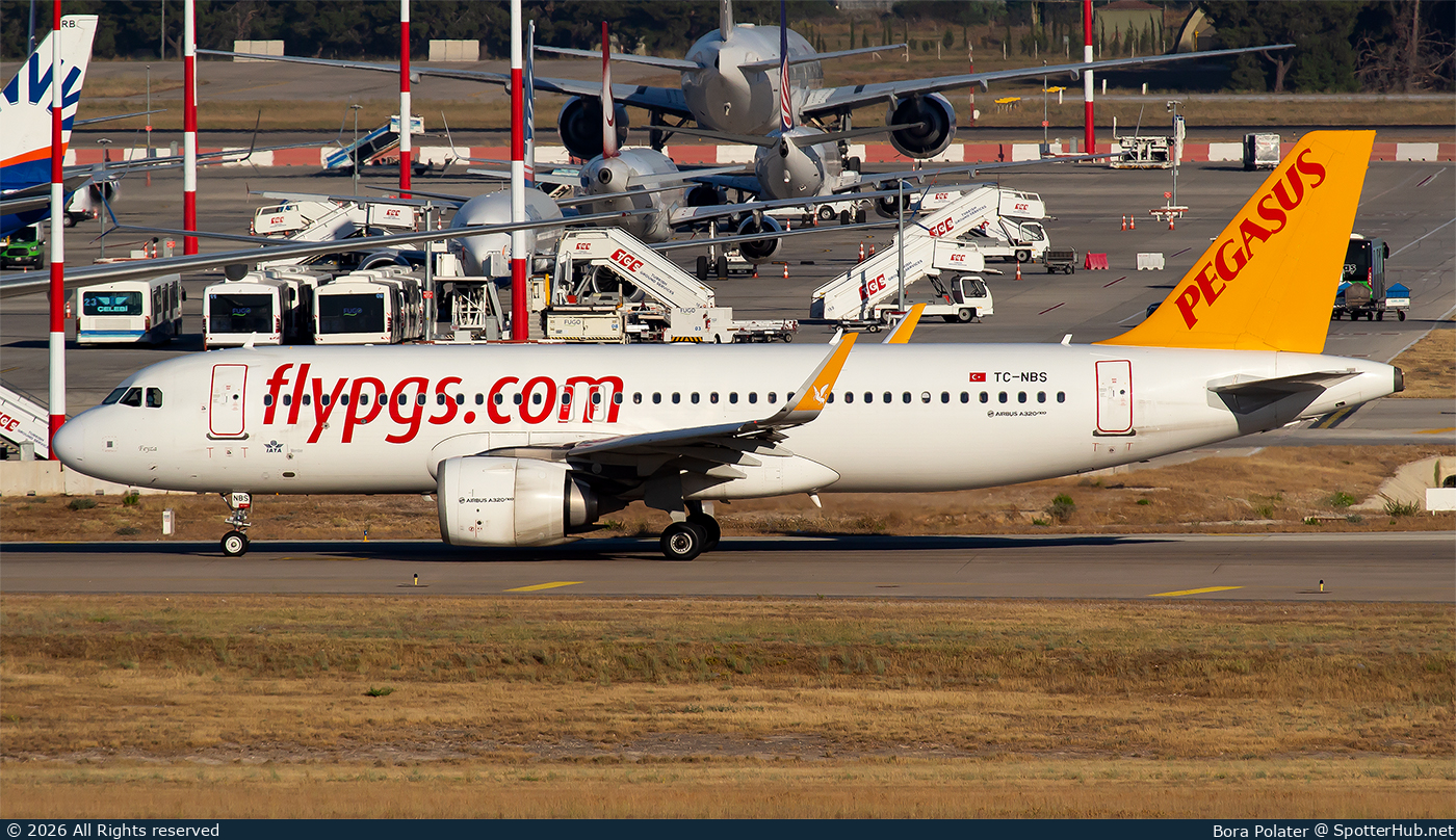 Photo of TC-NBS - Airbus A320-251N operated by Pegasus Airlines