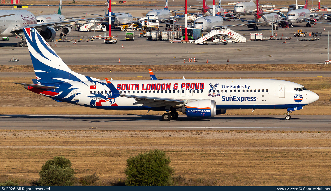Photo of TC-SMF - Boeing 737 MAX 8 operated by SunExpress
