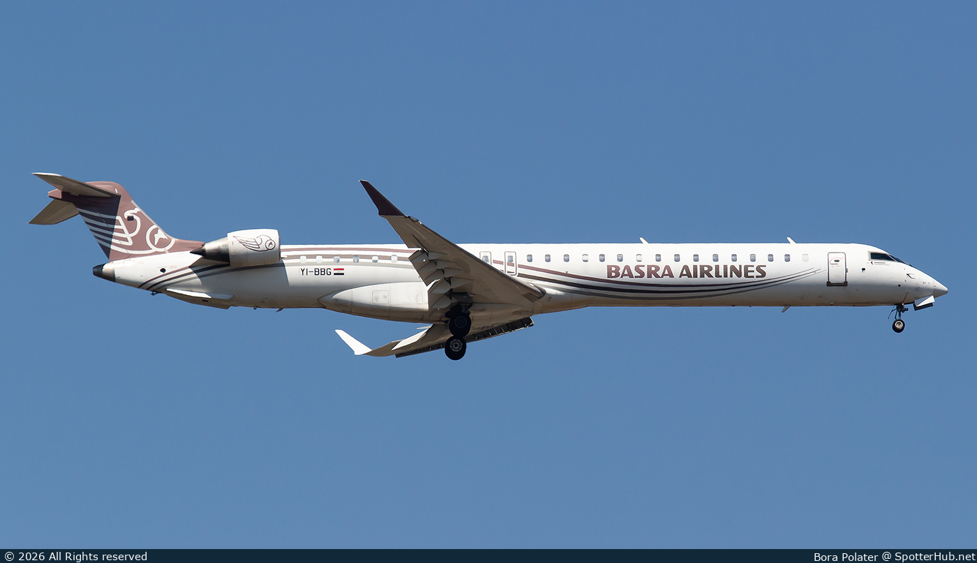 Photo of YI-BBG - Bombardier CRJ-1000EL operated by Basra Airlines