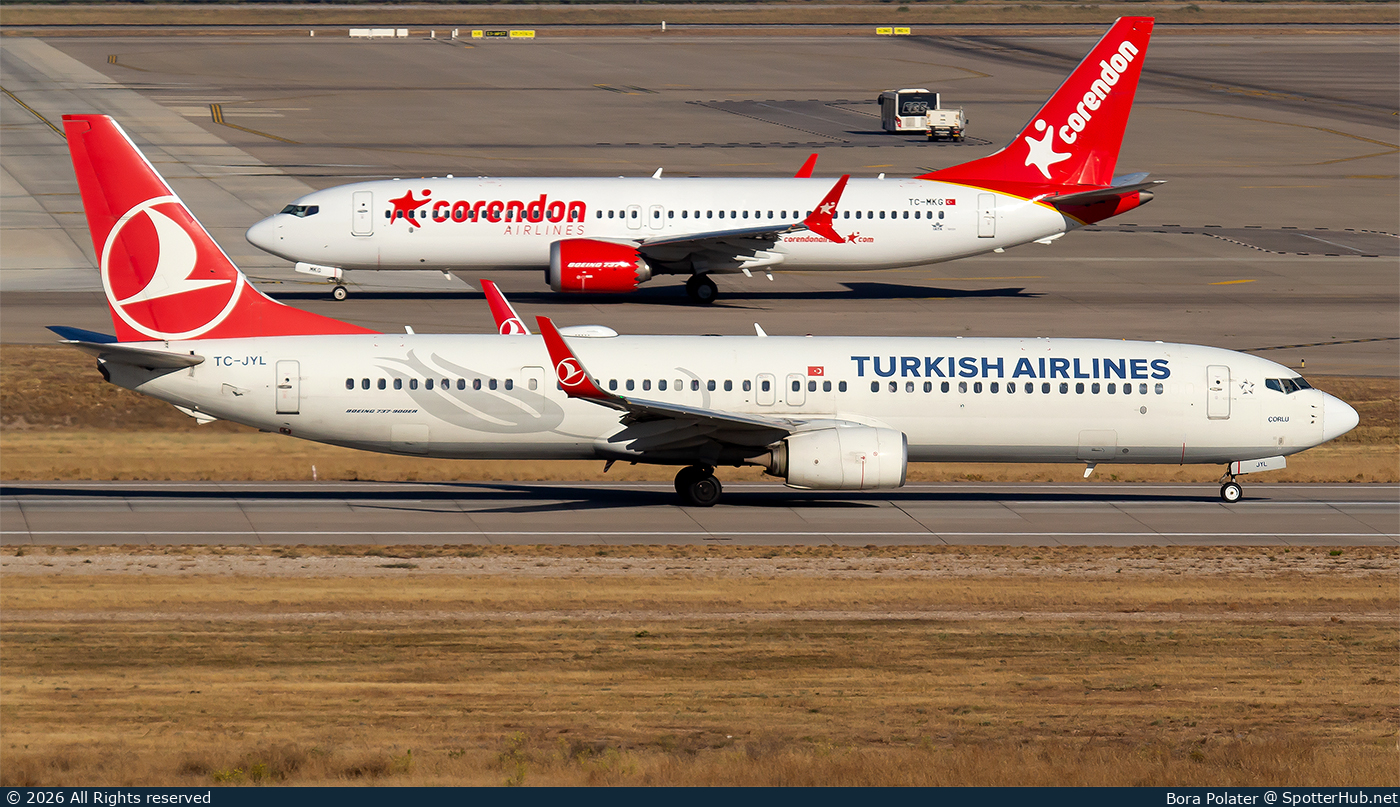Photo of TC-JYL - Boeing 737-9F2(ER) operated by Turkish Airlines