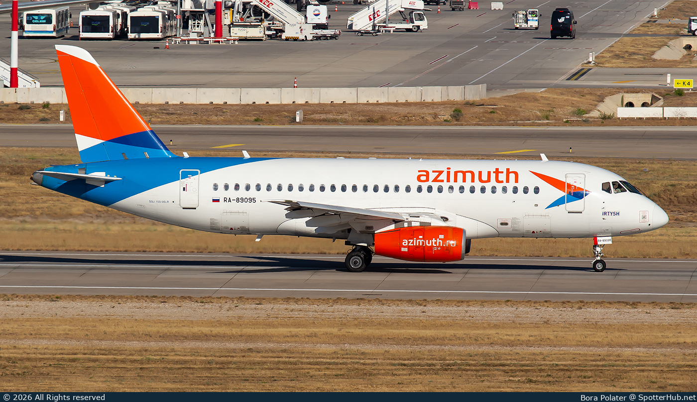 Photo of RA-89095 - Sukhoi Superjet 100-95LR operated by azimuth