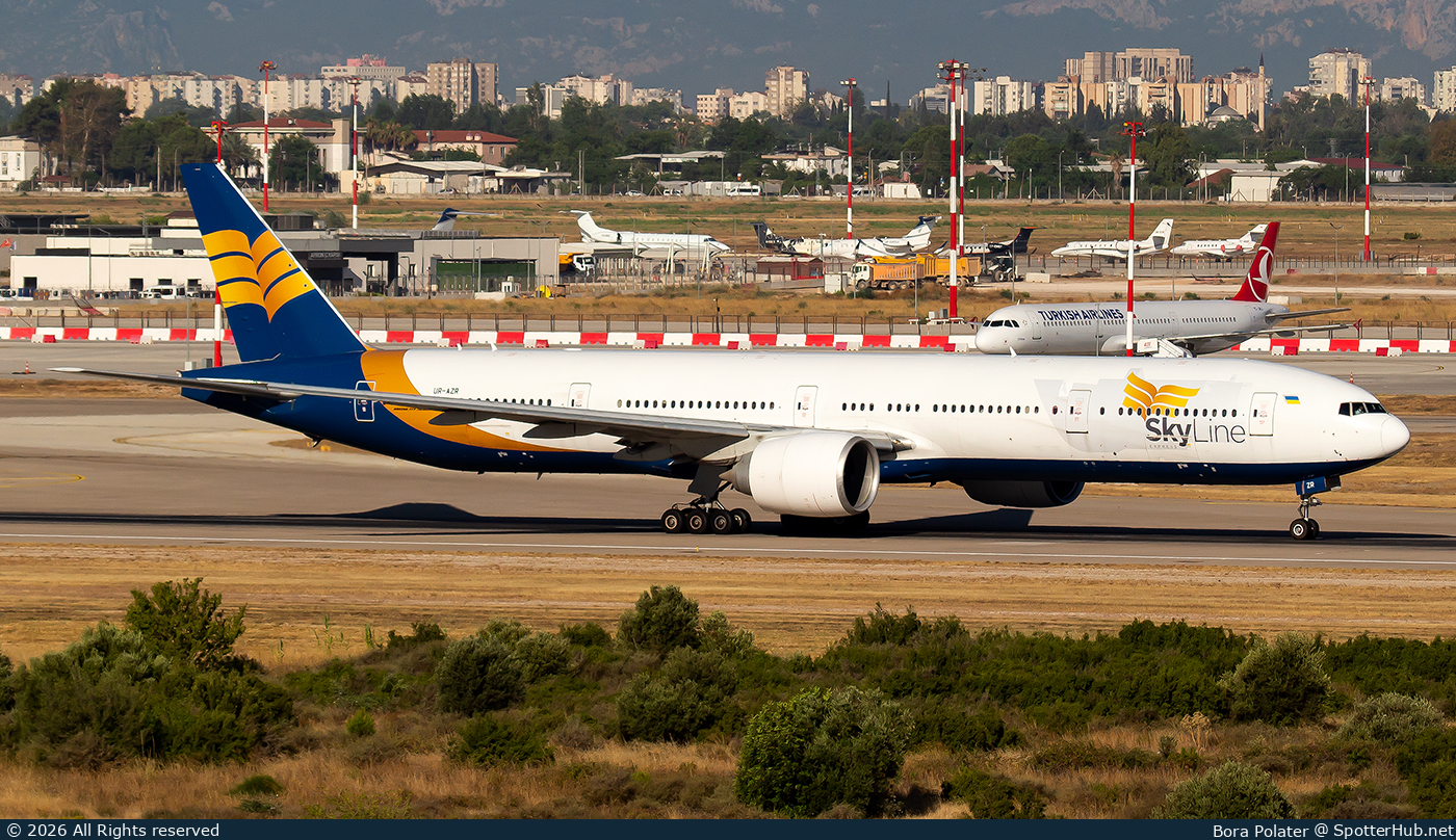 Photo of UR-AZR - Boeing 777-31H(ER) operated by Skyline Express Airlines