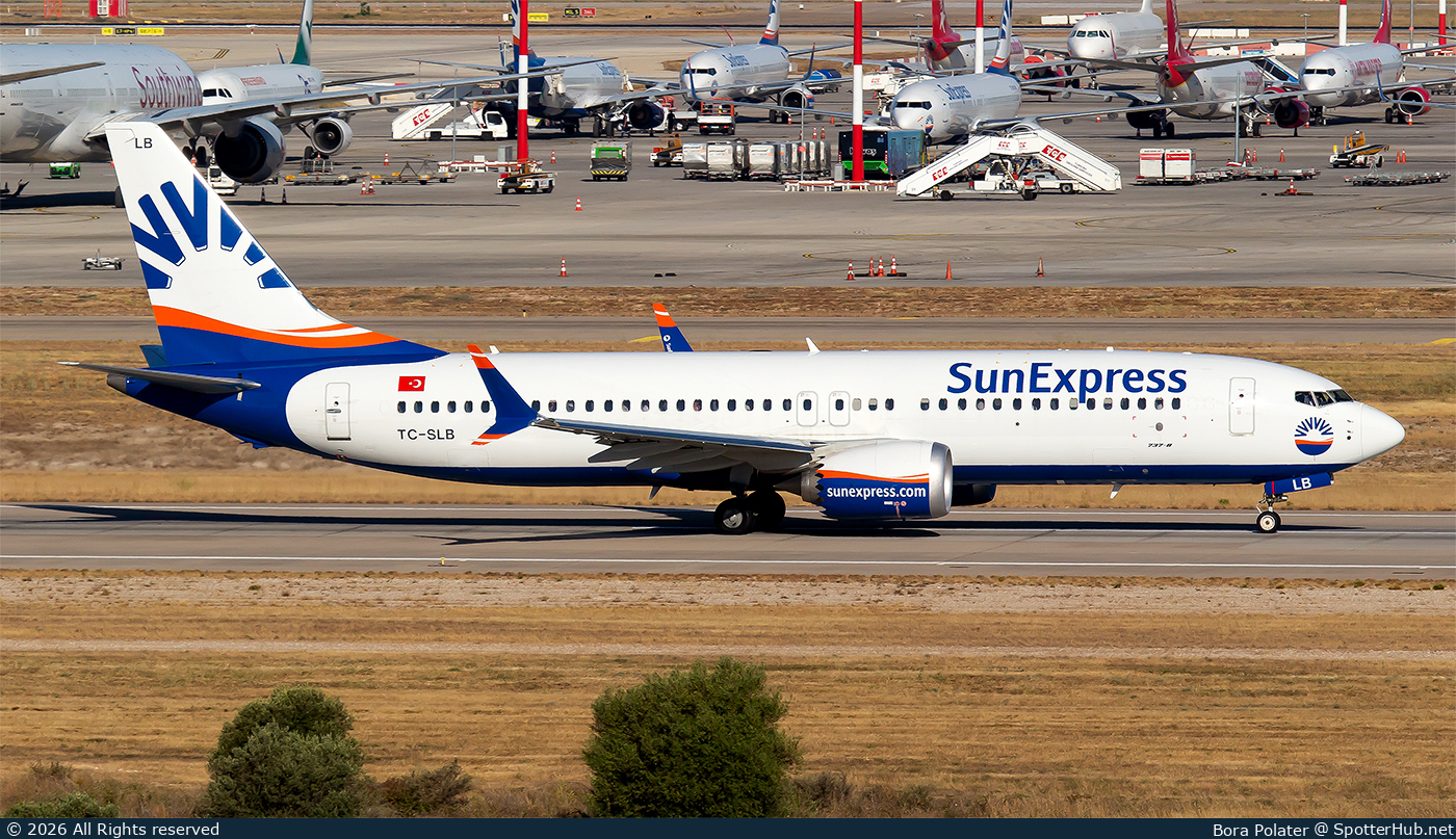 Photo of TC-SLB - Boeing 737 MAX 8 operated by SunExpress