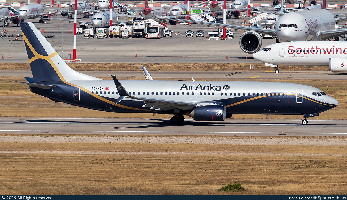 Photo of TC-MGK - Boeing 737-85F operated by Air Anka (opb Mavi Gök Airlines)