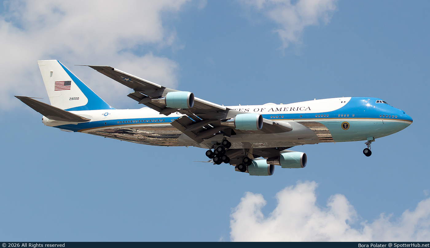 Photo of 92-9000 - Boeing VC-25A operated by US Air Force