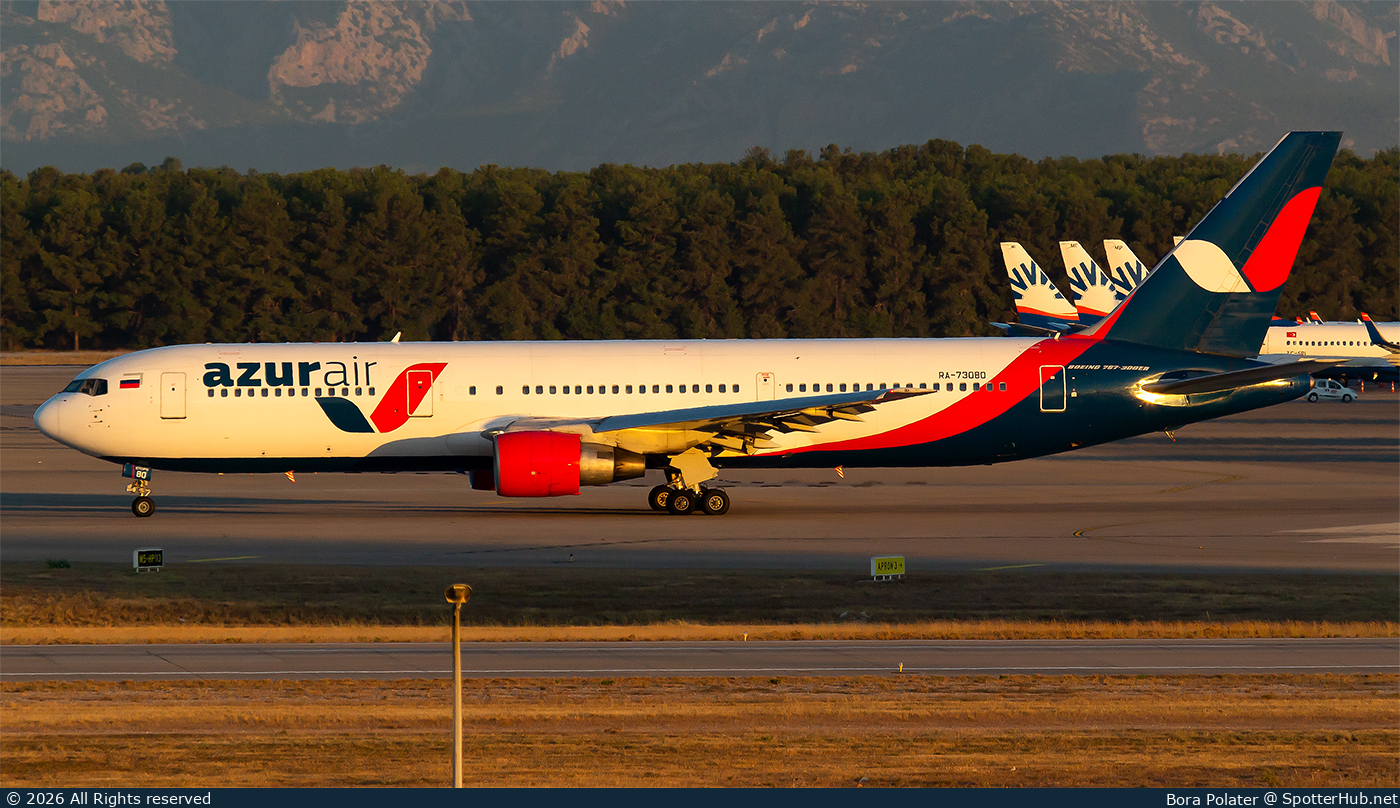 Photo of RA-73080 - Boeing 767-3Y0(ER) operated by Azur Air