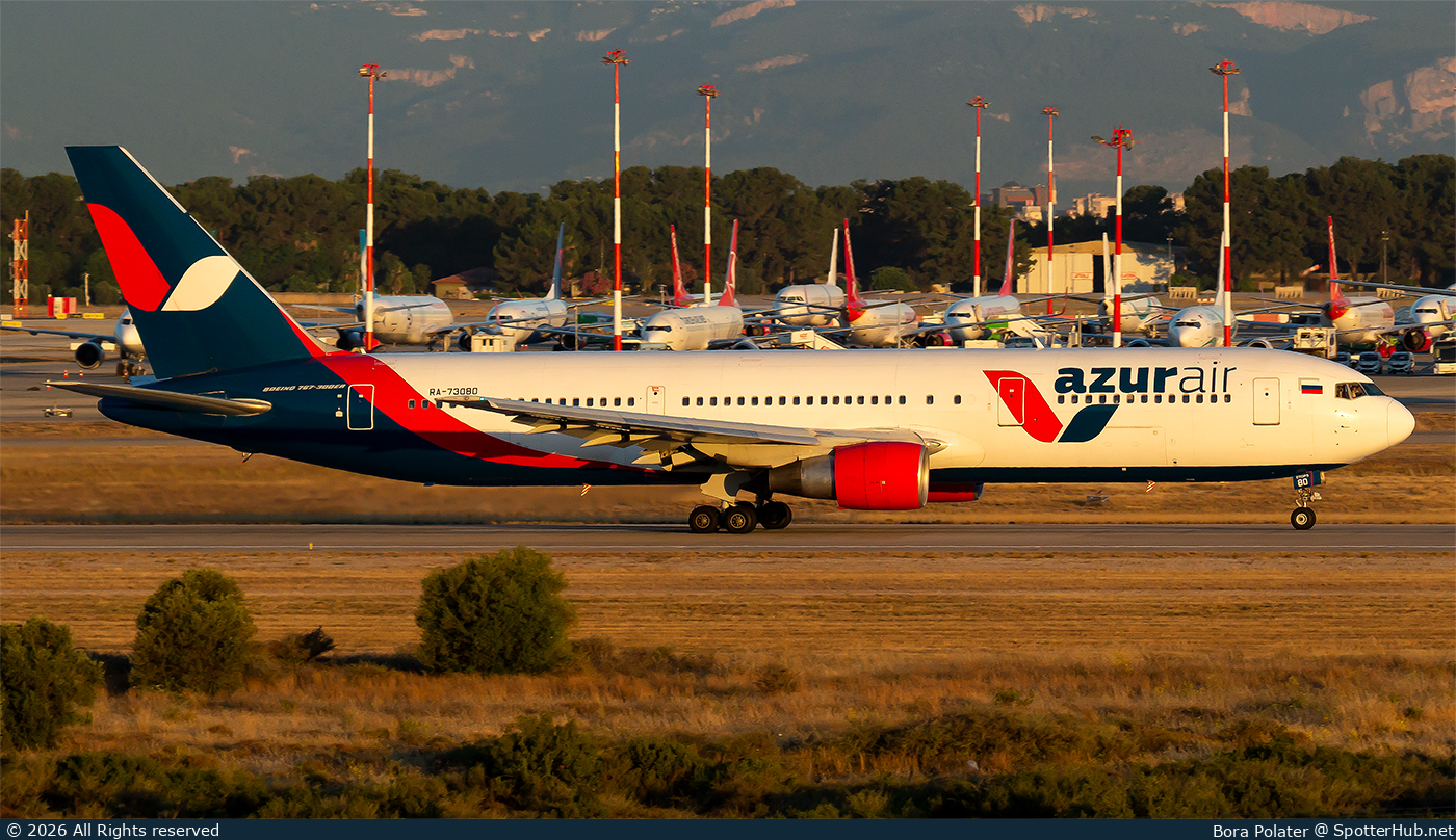 Photo of RA-73080 - Boeing 767-3Y0(ER) operated by Azur Air