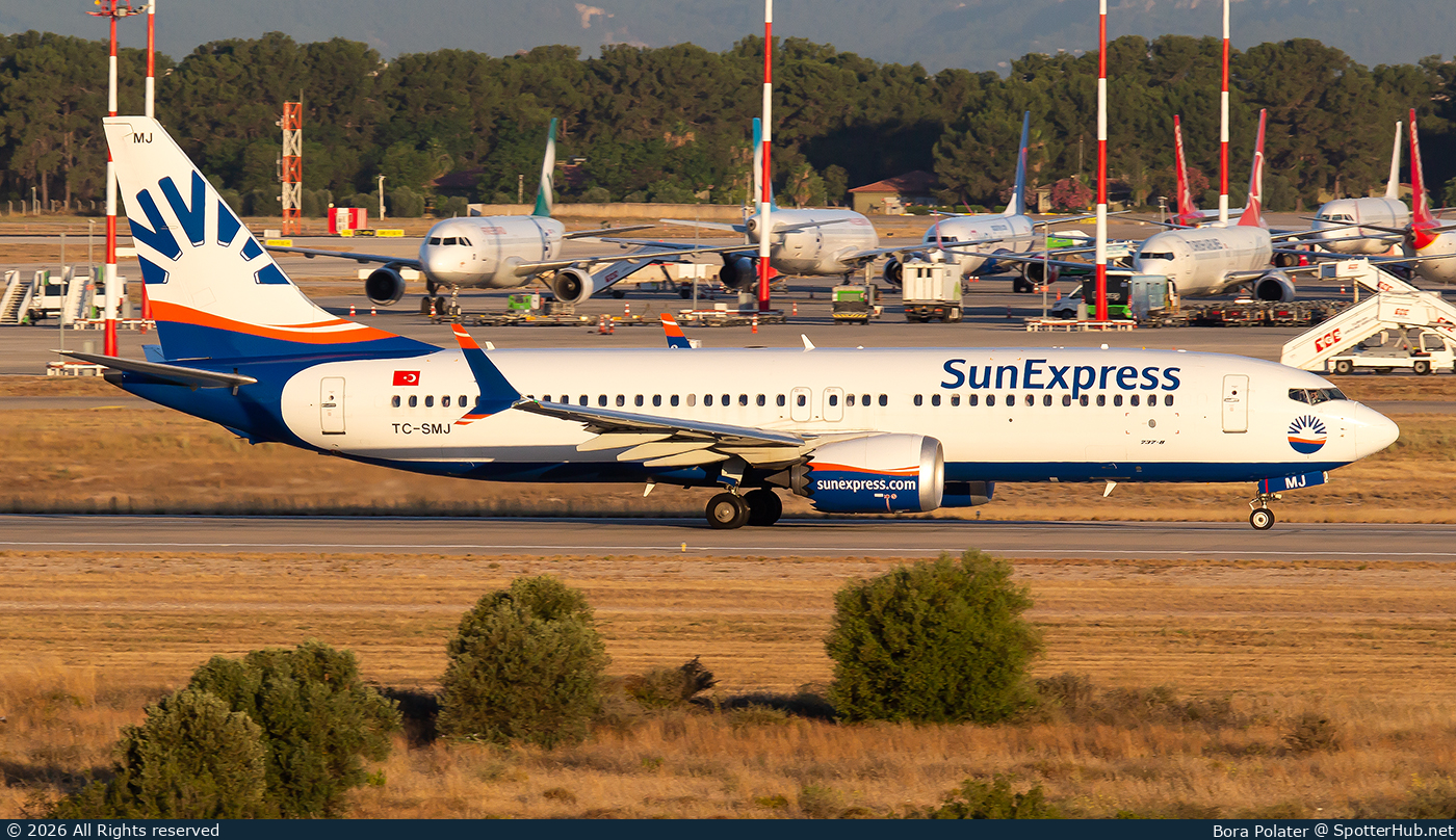 Photo of TC-SMJ - Boeing 737 MAX 8 operated by SunExpress