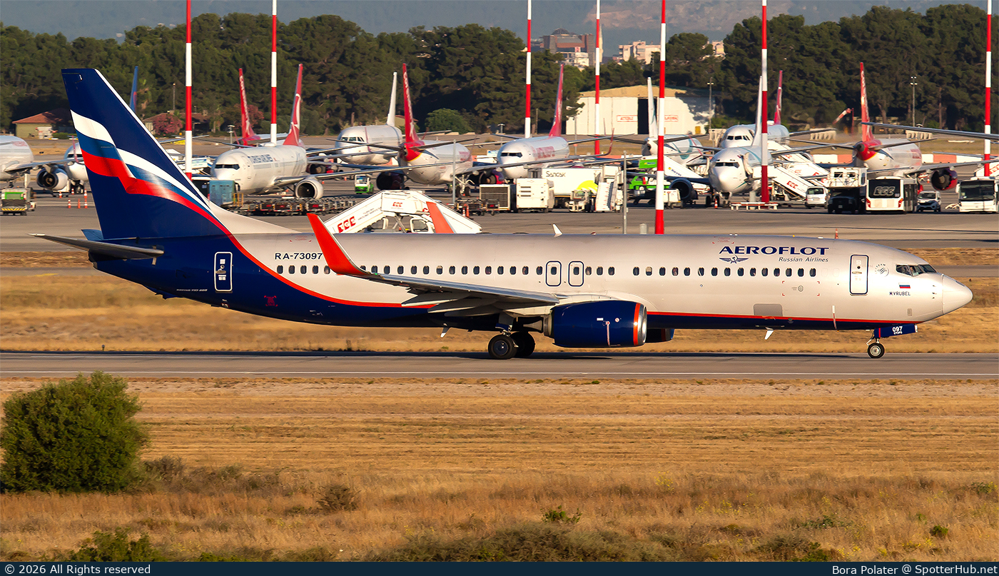 Photo of RA-73097 - Boeing 737-8LJ operated by Aeroflot