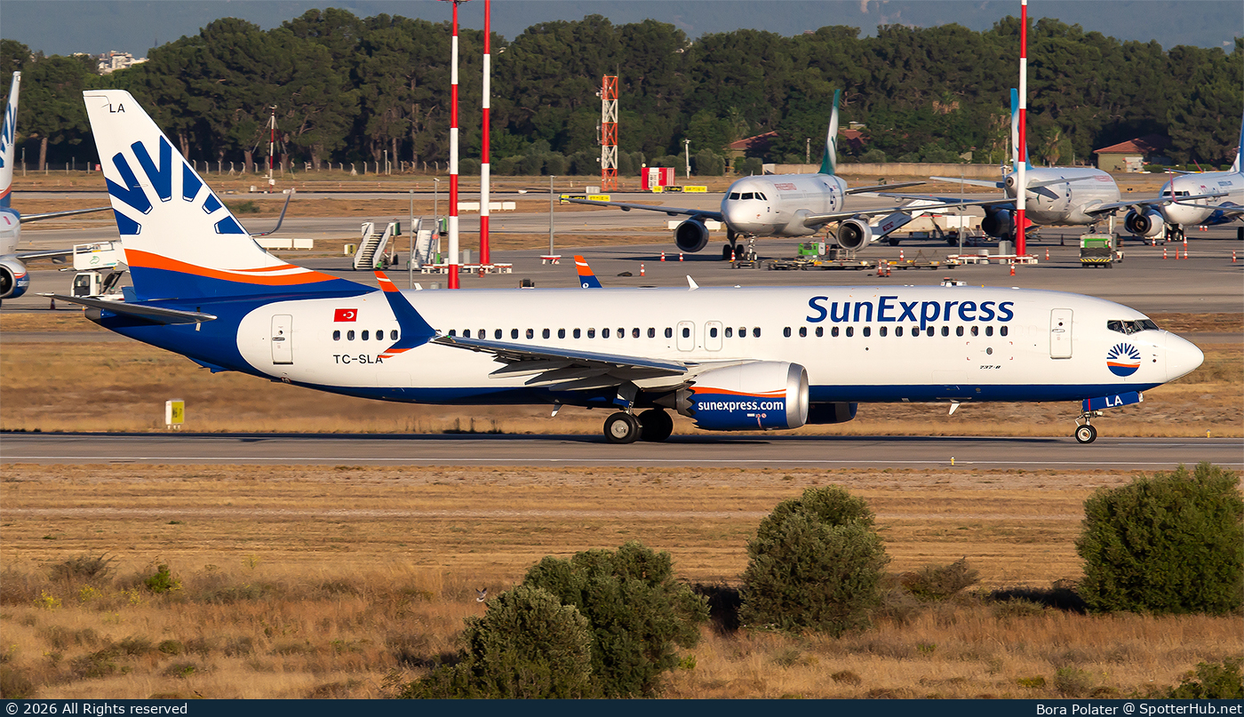 Photo of TC-SLA - Boeing 737 MAX 8 operated by SunExpress