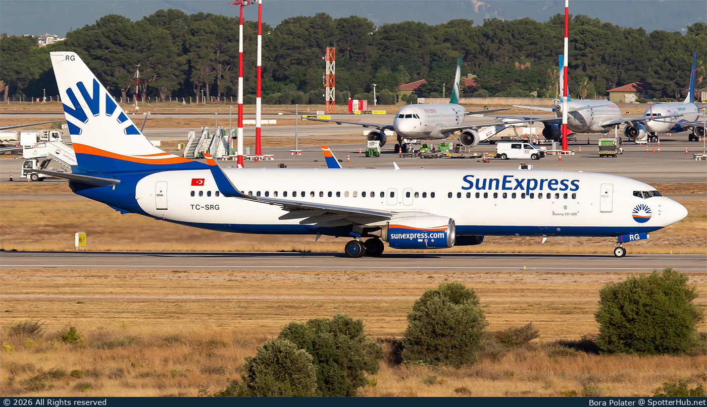 Photo of TC-SRG - Boeing 737-8JP operated by SunExpress