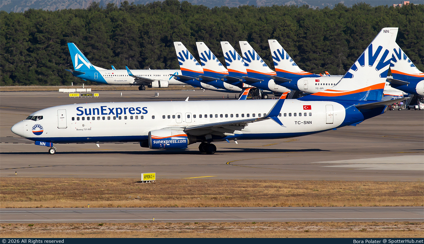 Photo of TC-SNN - Boeing 737-8HC operated by SunExpress