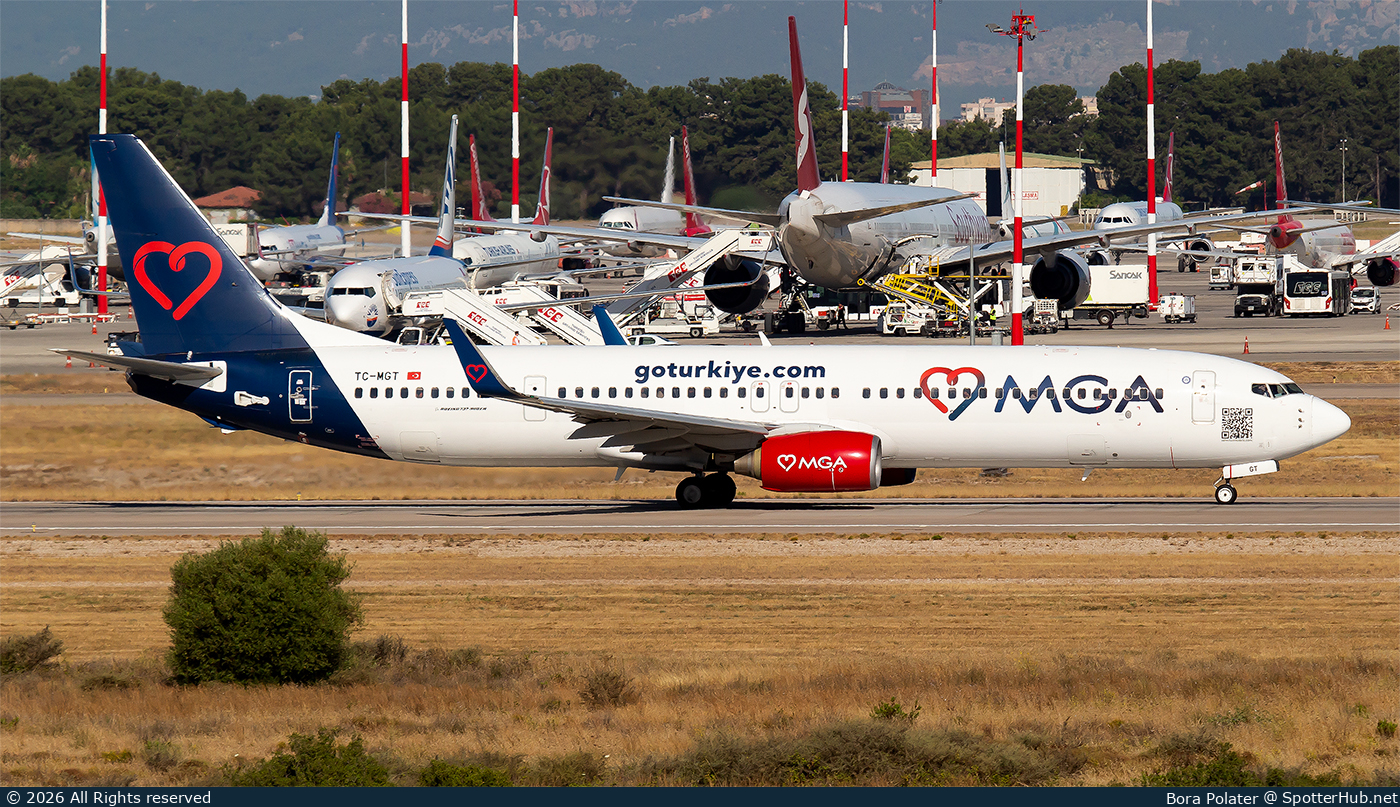 Photo of TC-MGT - Boeing 737-9GP(ER) operated by Mavi Gök Airlines