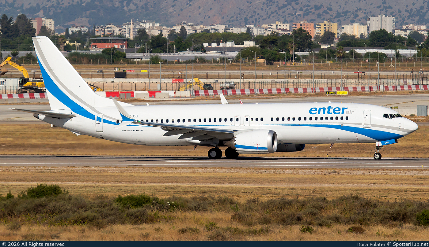 Photo of SP-EXC - Boeing 737 MAX 8 operated by Enter Air