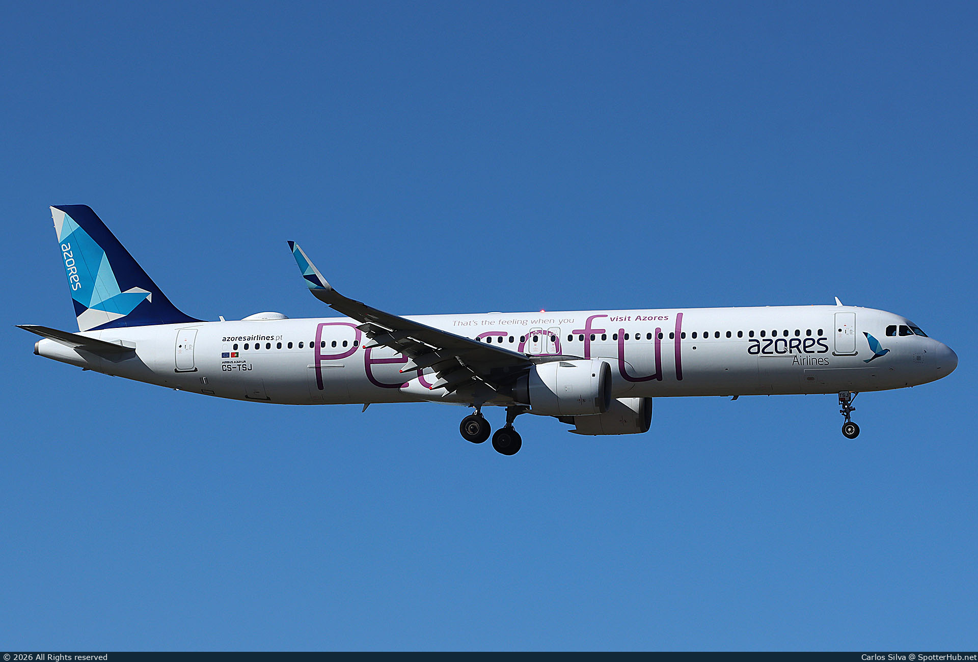 Photo of CS-TSJ - Airbus A321-253NX operated by Azores Airlines