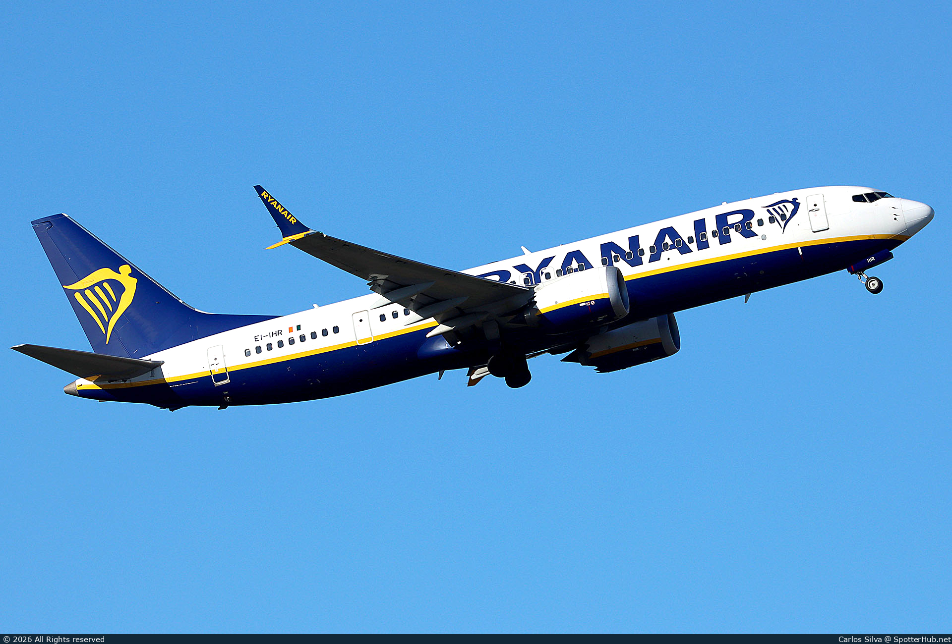 Photo of EI-IHR - Boeing 737 MAX 8-200 operated by Ryanair