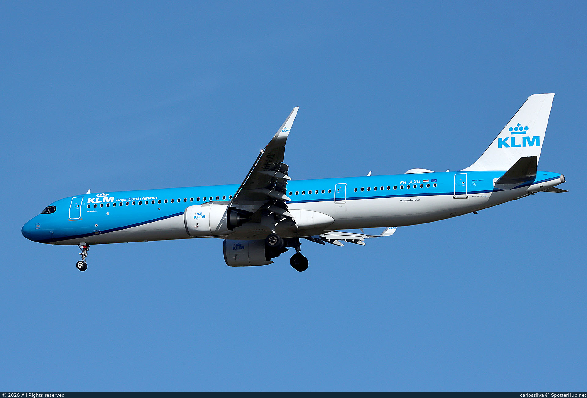 Photo of PH-AXU - Airbus A321-252NX operated by KLM Royal Dutch Airlines
