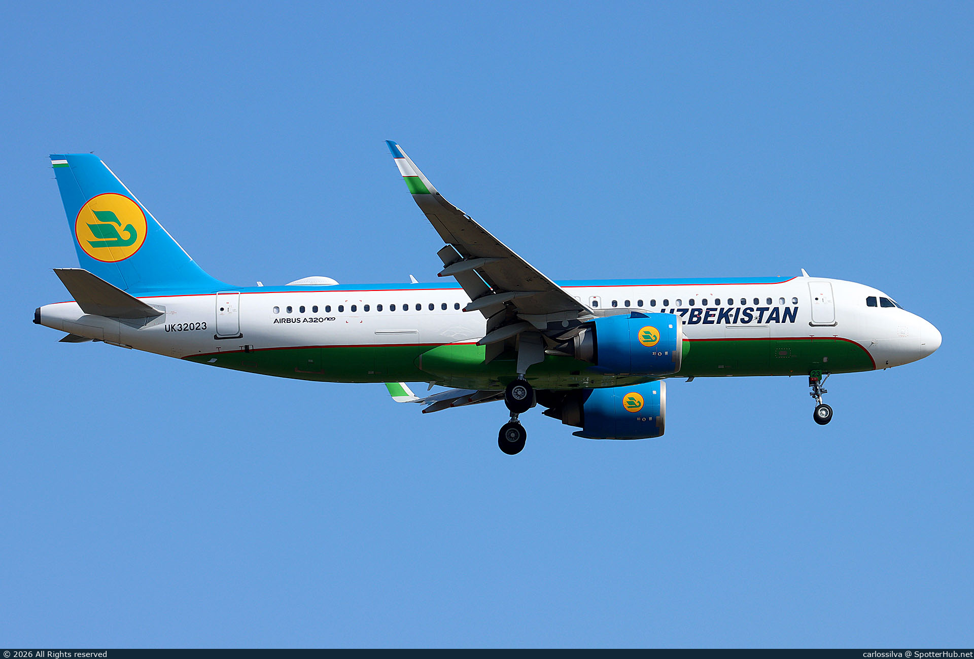 Photo of UK32023 - Airbus A320-251N operated by Uzbekistan Airways