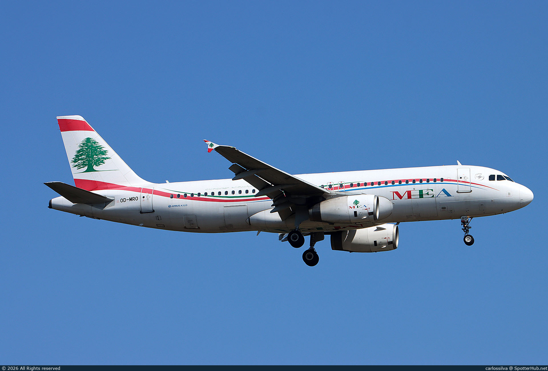Photo of OD-MRO - Airbus A320-232 operated by MEA Middle East Airlines