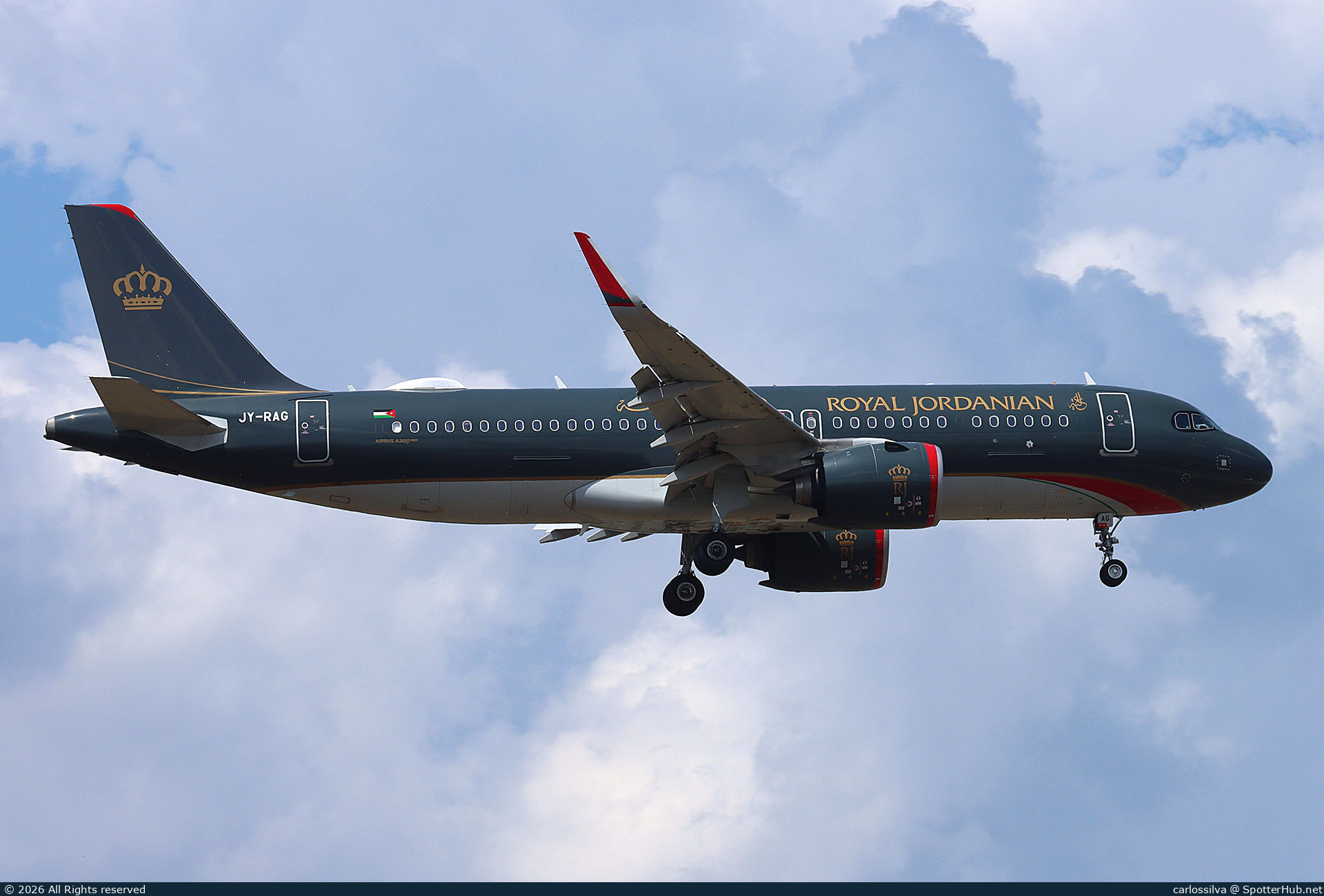 Photo of JY-RAG - Airbus A320-271N operated by Royal Jordanian Airlines