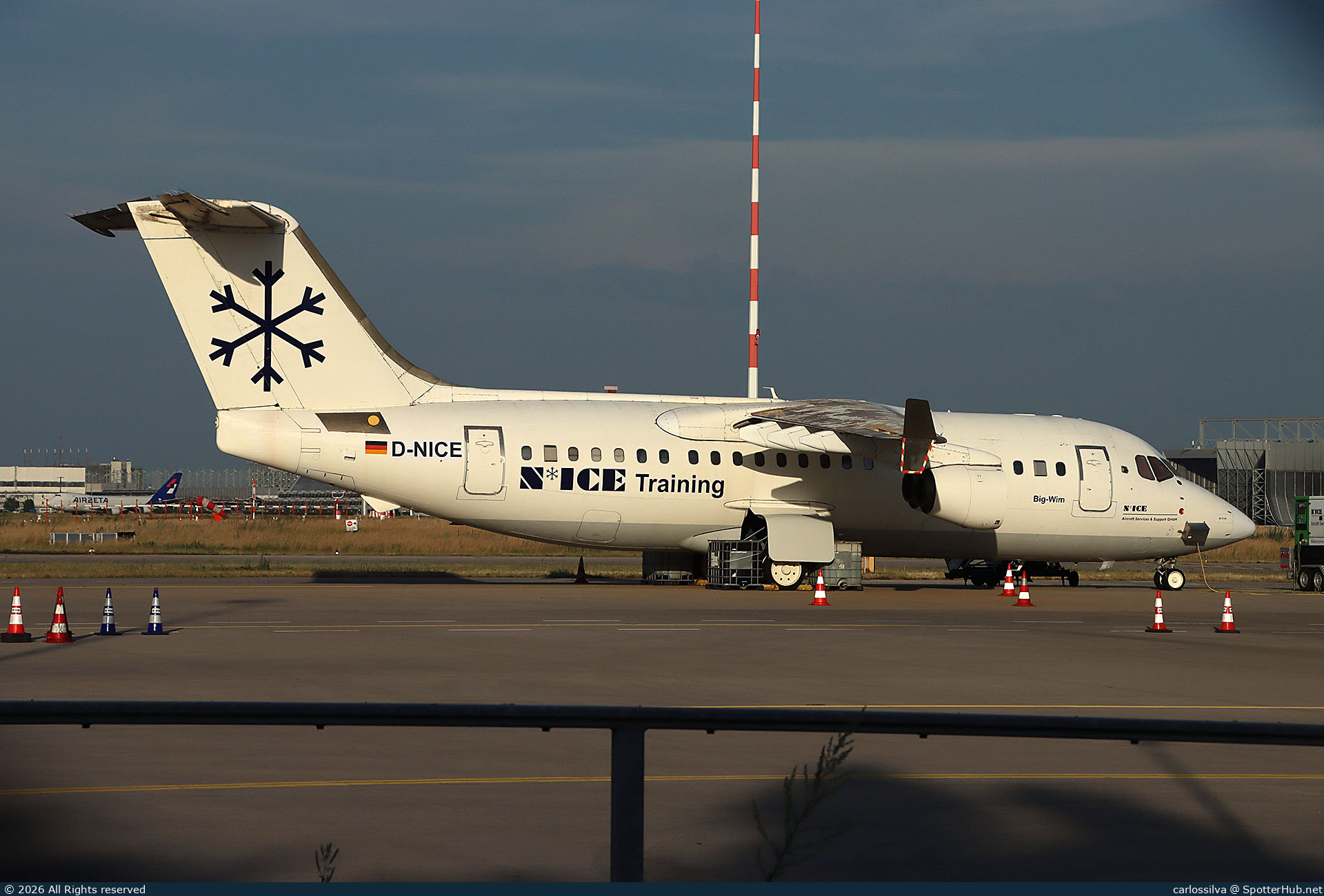 Photo of D-NICE - British Aerospace 146-200A operated by NICE Aircraft Services & Support