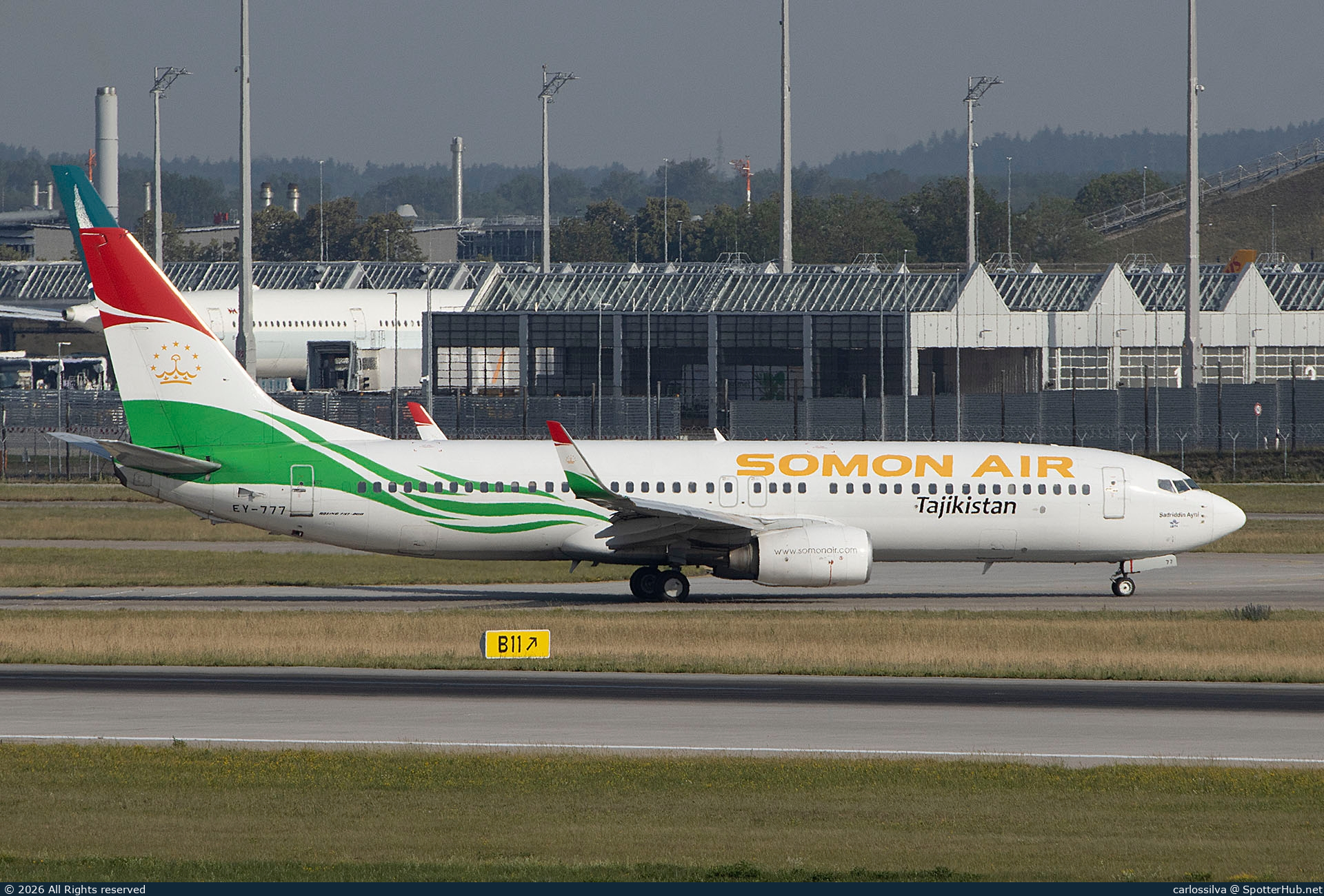 Photo of EY-777 - Boeing 737-8GJ operated by Somon Air