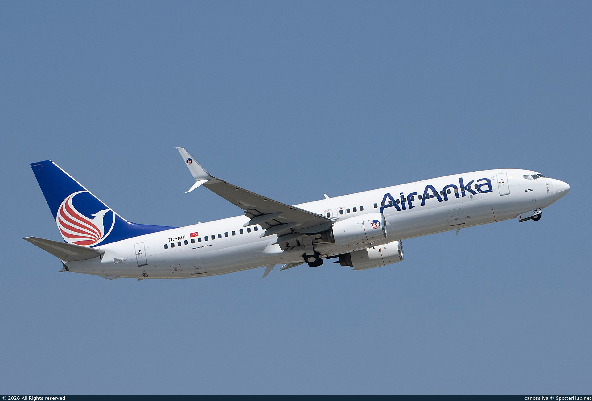 Photo of TC-MGL - Boeing 737-8S3 operated by Air Anka (opb Mavi Gök Airlines)