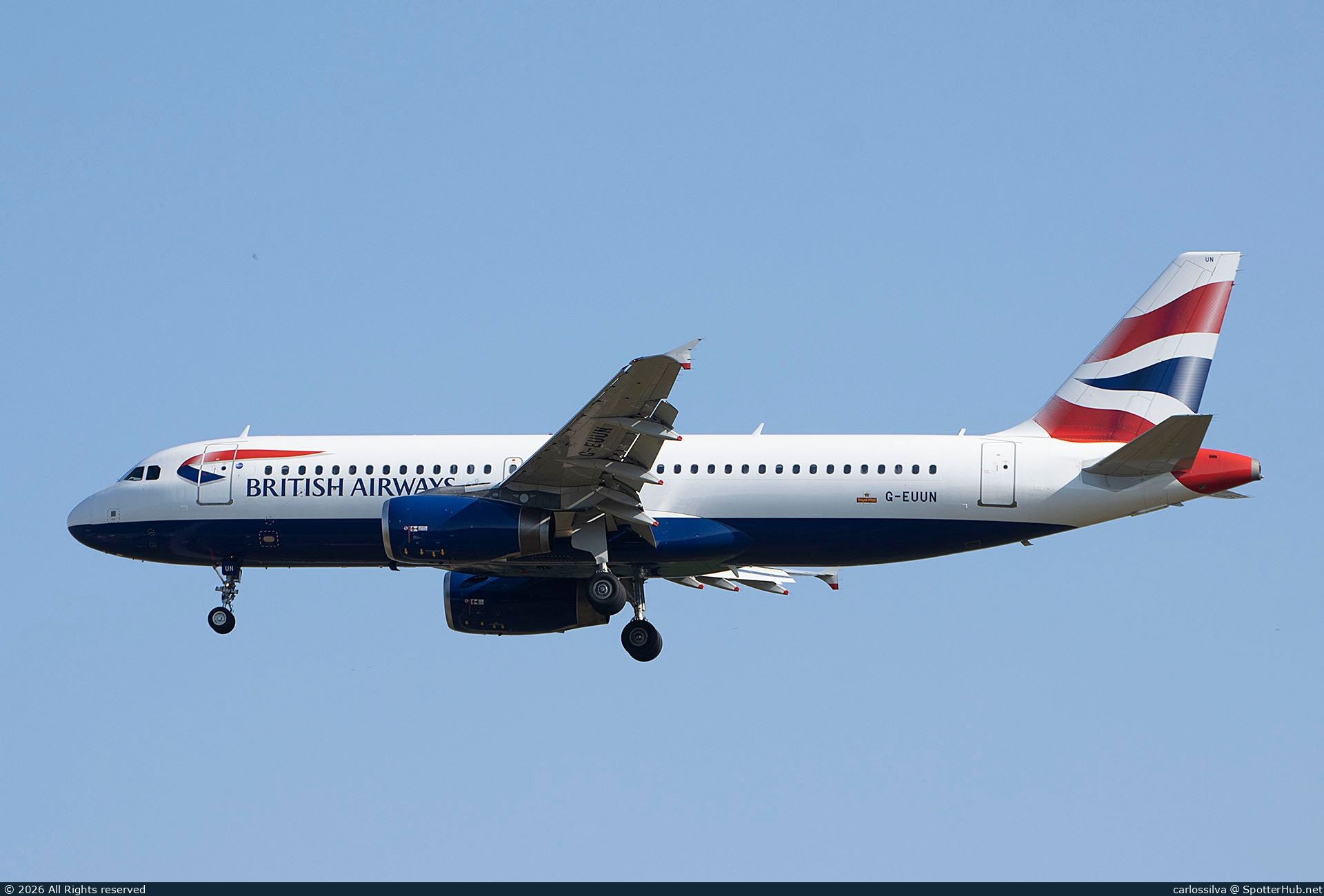 Photo of G-EUUN - Airbus A320-232 operated by British Airways