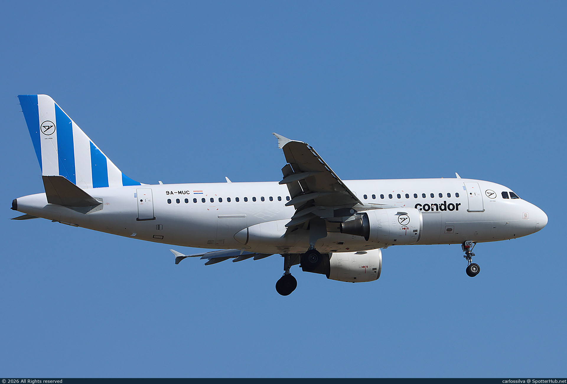 Photo of 9A-MUC - Airbus A319-112 operated by Condor (opb Fly Air41 Airways)