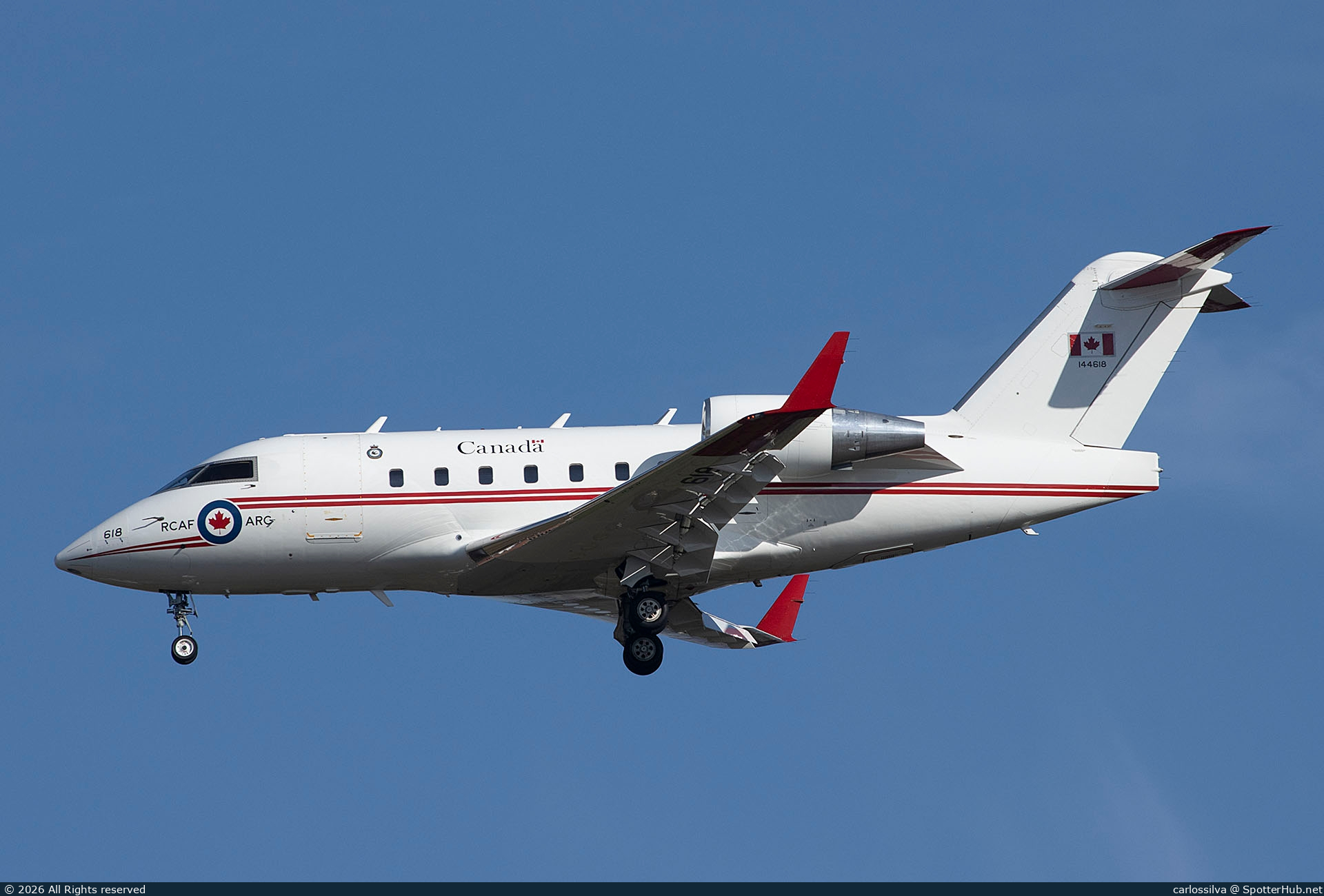 Photo of 144618 - Bombardier CC-144C Challenger operated by Royal Canadian Air Force