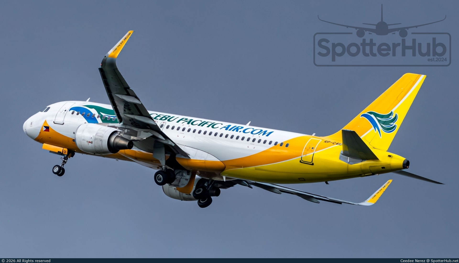 Photo of RP-C4101 - Airbus A320-214 operated by Cebu Pacific