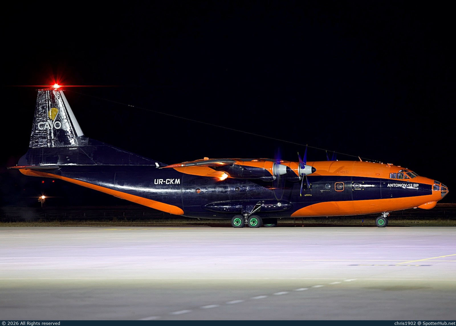 Photo of UR-CKM - Antonov An-12BP operated by Cavok Air