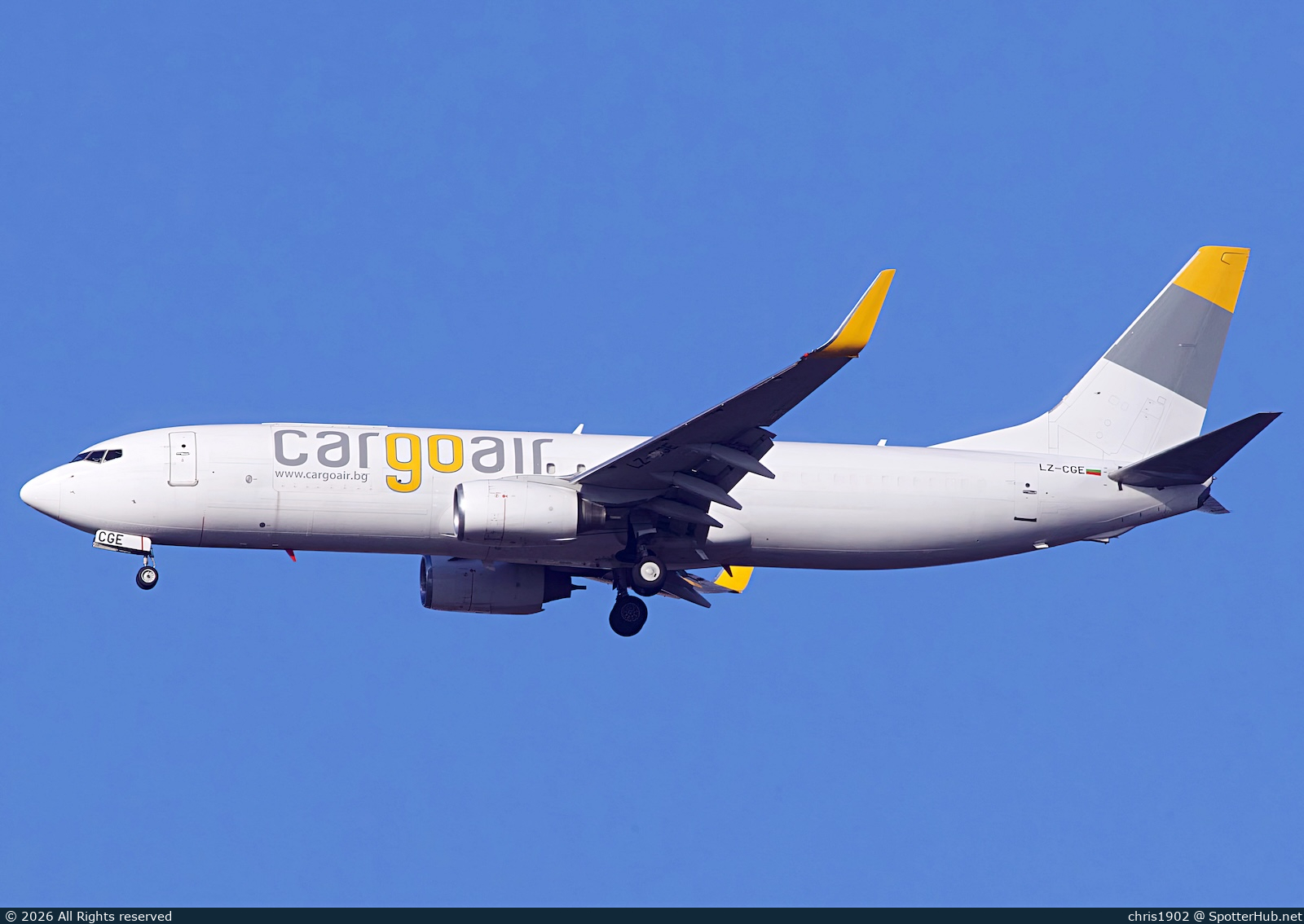 Photo of LZ-CGE - Boeing 737-86J(SF) operated by Cargoair