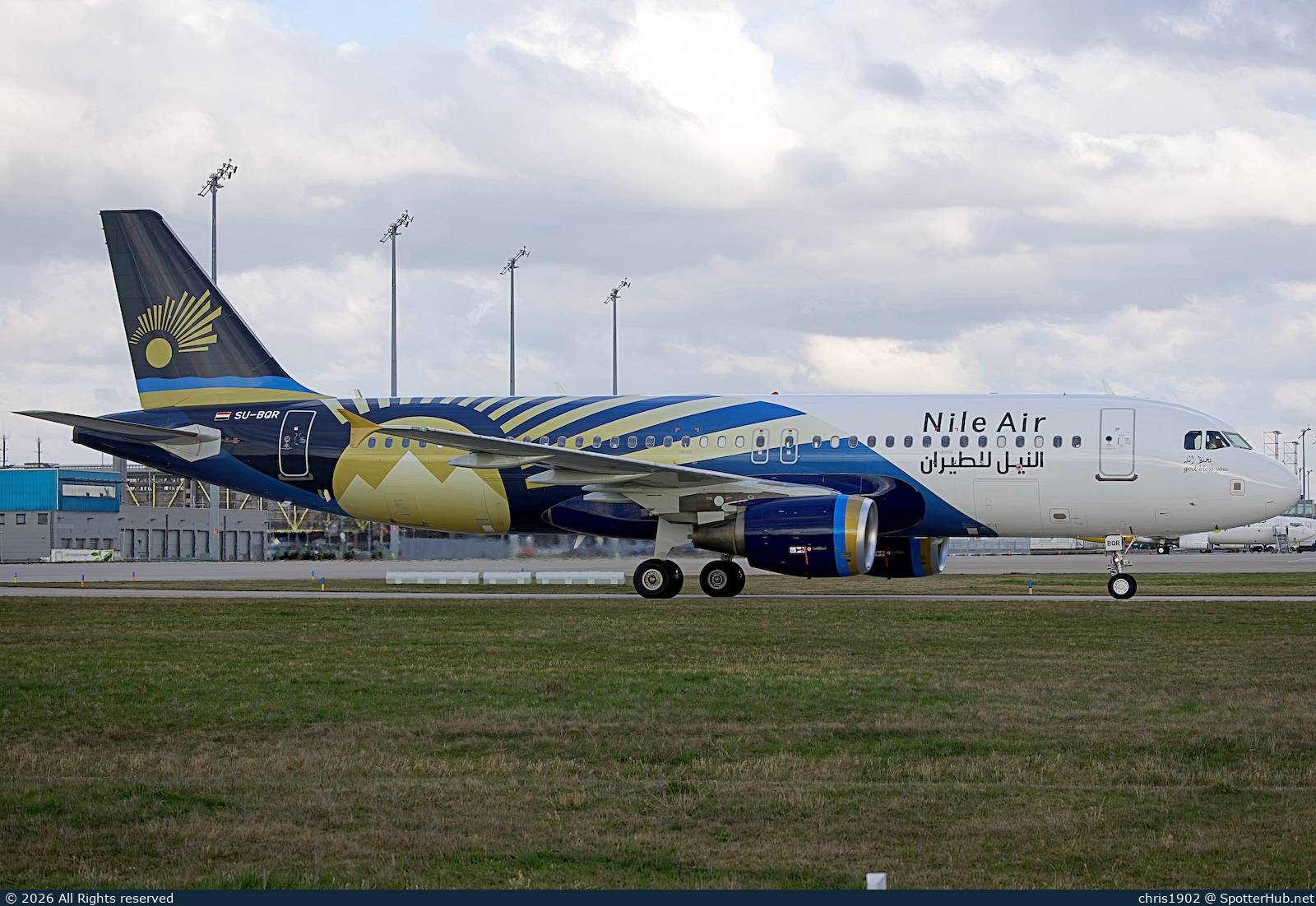 Photo of SU-BQR - Airbus A320-214 operated by Nile Air