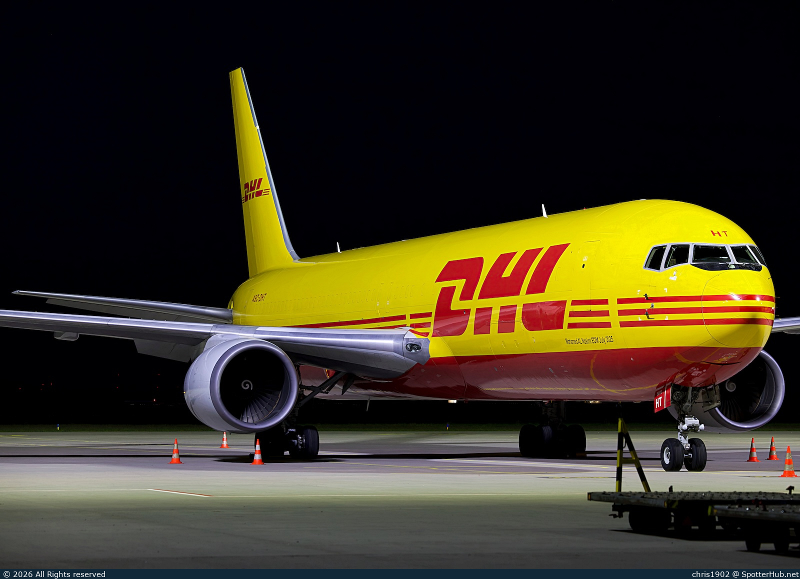 Photo of A9C-DHT - Boeing 767-323(ER)(BDSF) operated by DHL International Aviation