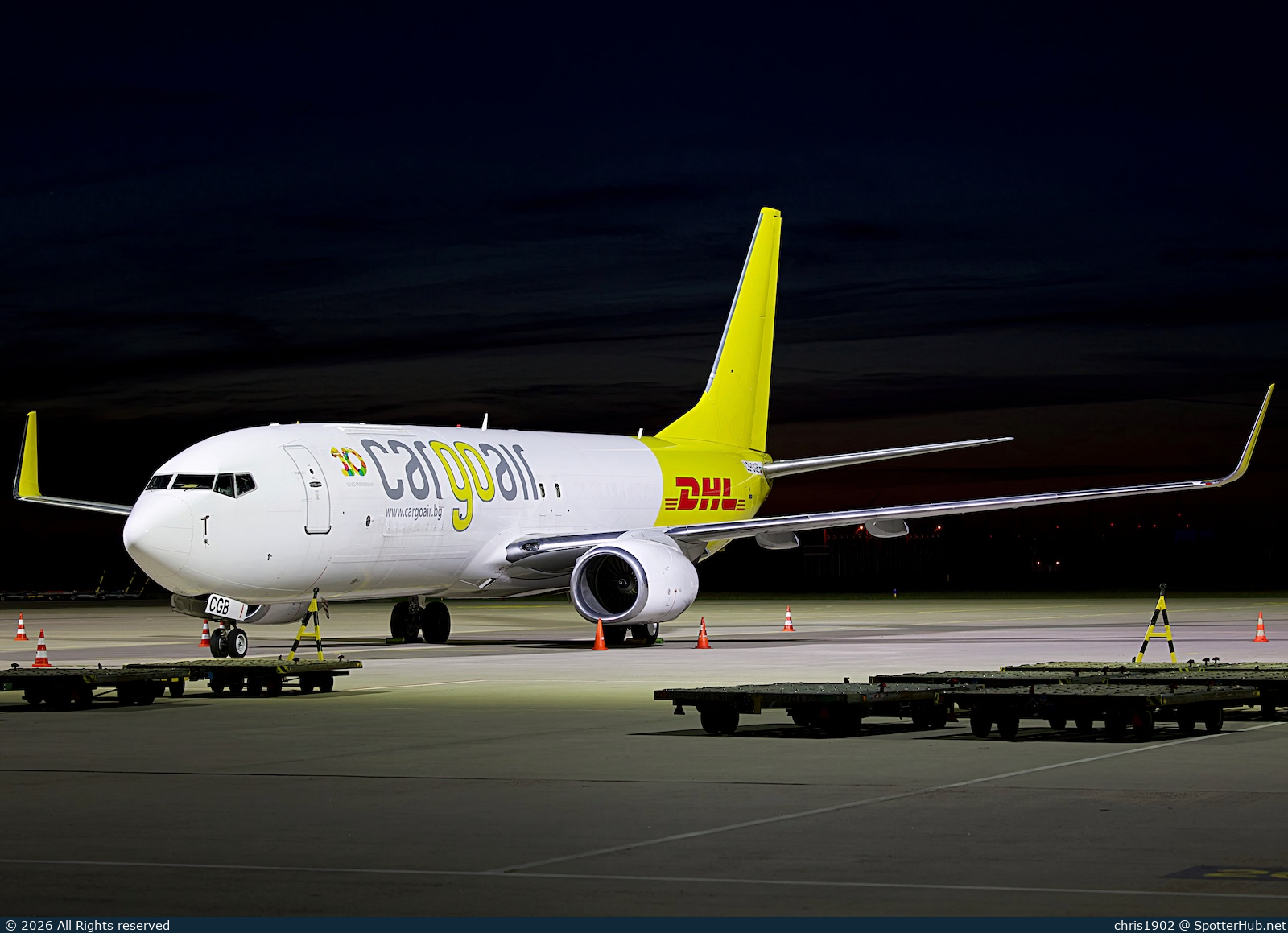 Photo of LZ-CGB - Boeing 737-8K2(SF) operated by Cargoair