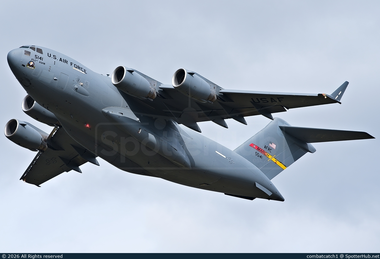 Photo of 05-5141 - Boeing C-17A Globemaster III operated by US Air Force