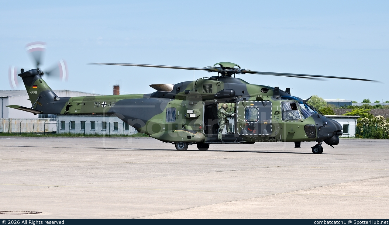 Photo of 78+40 - NHIndustries NH90 TTH operated by German Army