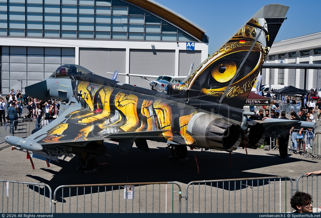 Photo of 30+74 - Eurofighter Typhoon EF-2000 operated by German Air Force