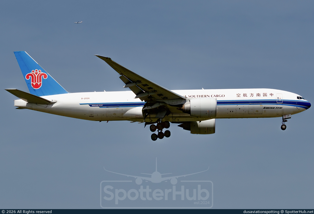 Photo of B-2026 - Boeing 777-F1B operated by China Southern Cargo