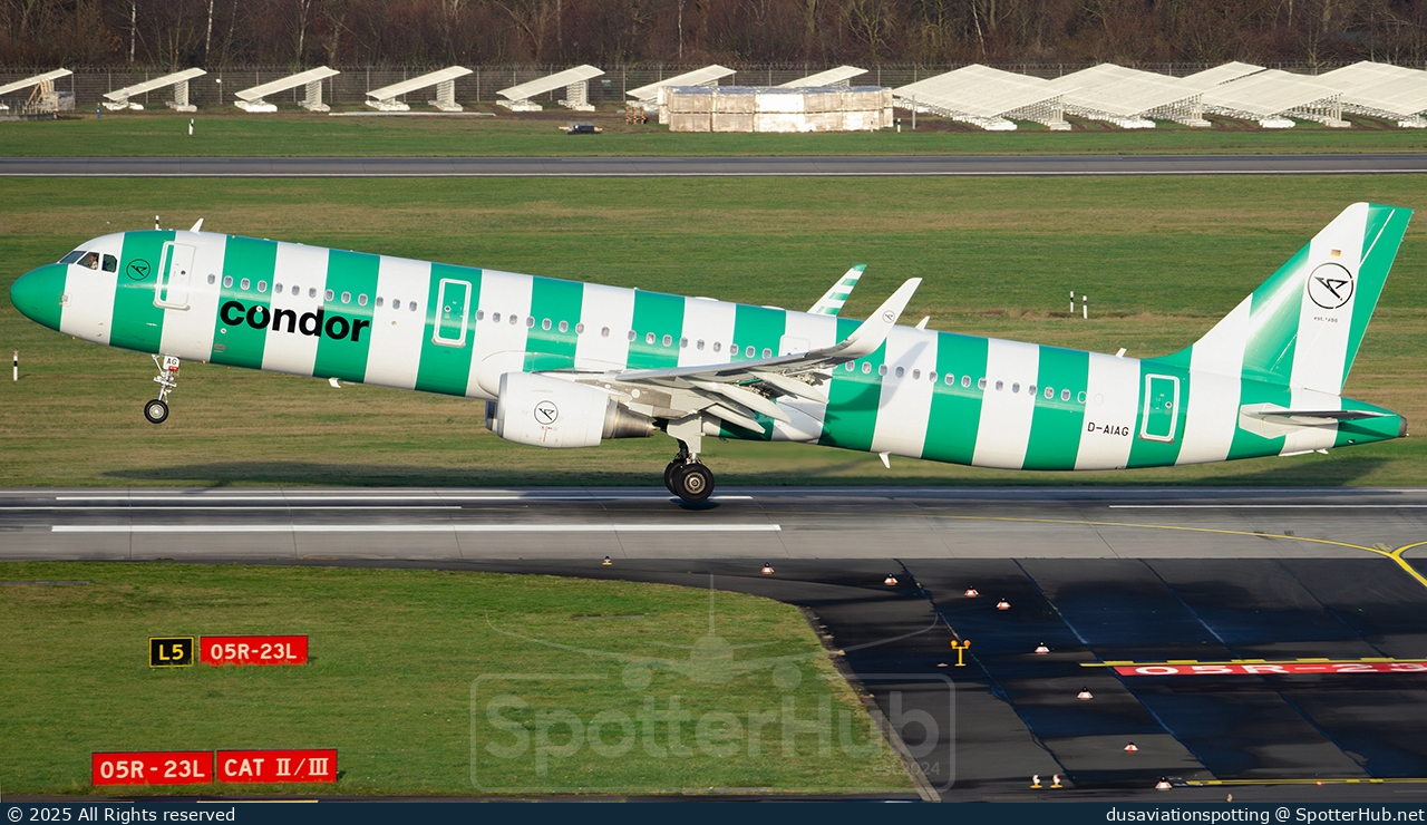 Photo of D-AIAG - Airbus A321-211 operated by Condor