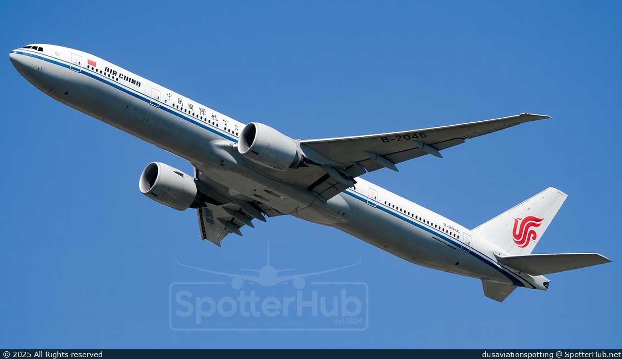Photo of B-2046 - Boeing 777-39L(ER) operated by Air China