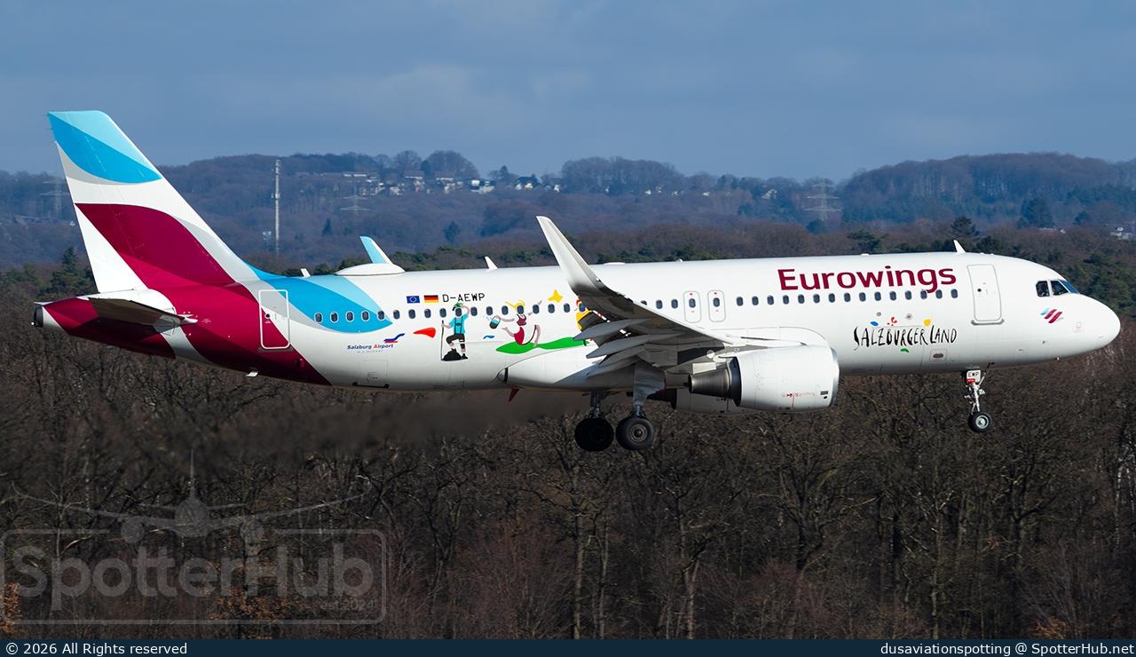 Photo of D-AEWP - Airbus A320-214 operated by Eurowings