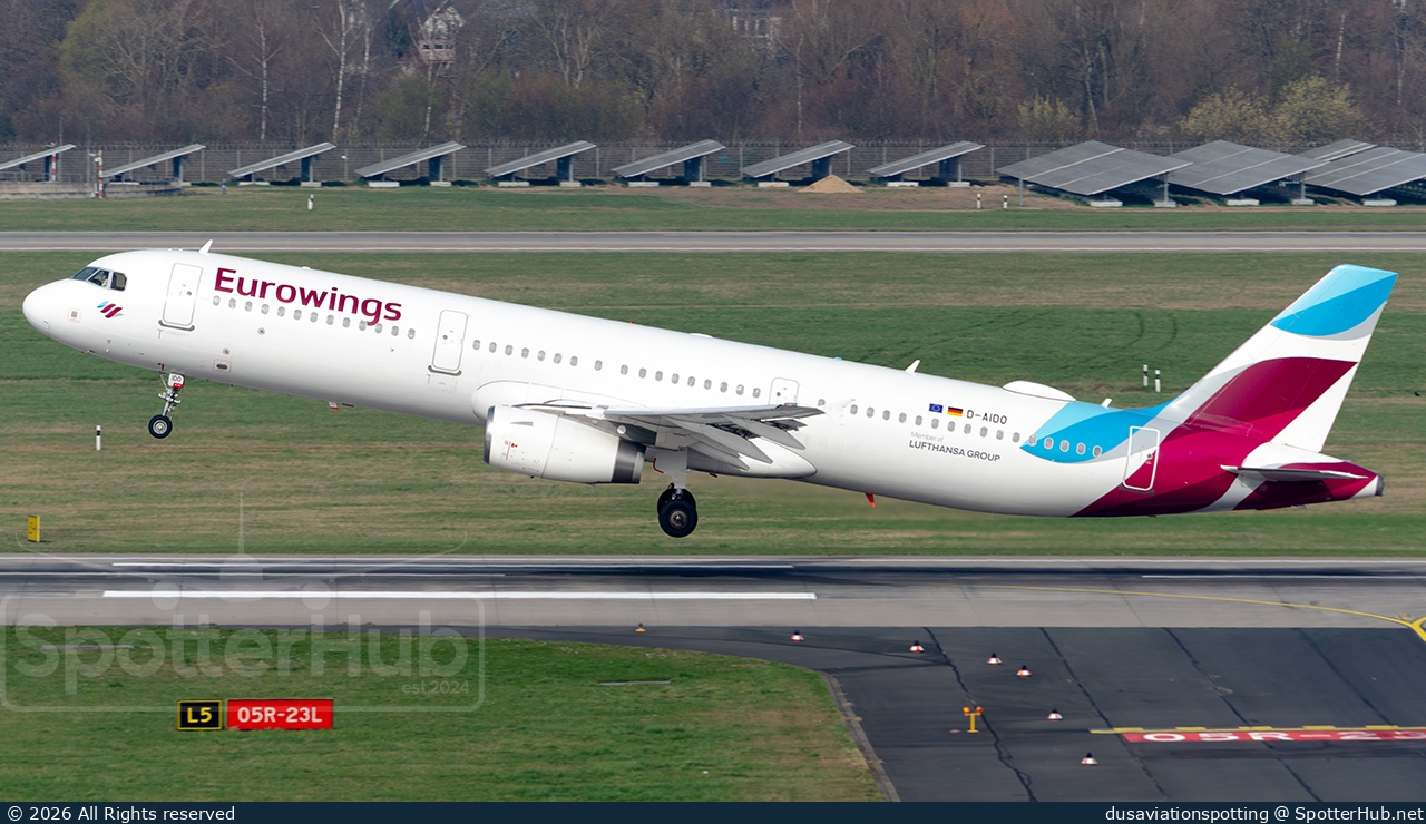 Photo of D-AIDO - Airbus A321-231 operated by Eurowings